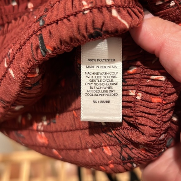 Express smocked Bell Sleeve Top - Picture 5 of 5